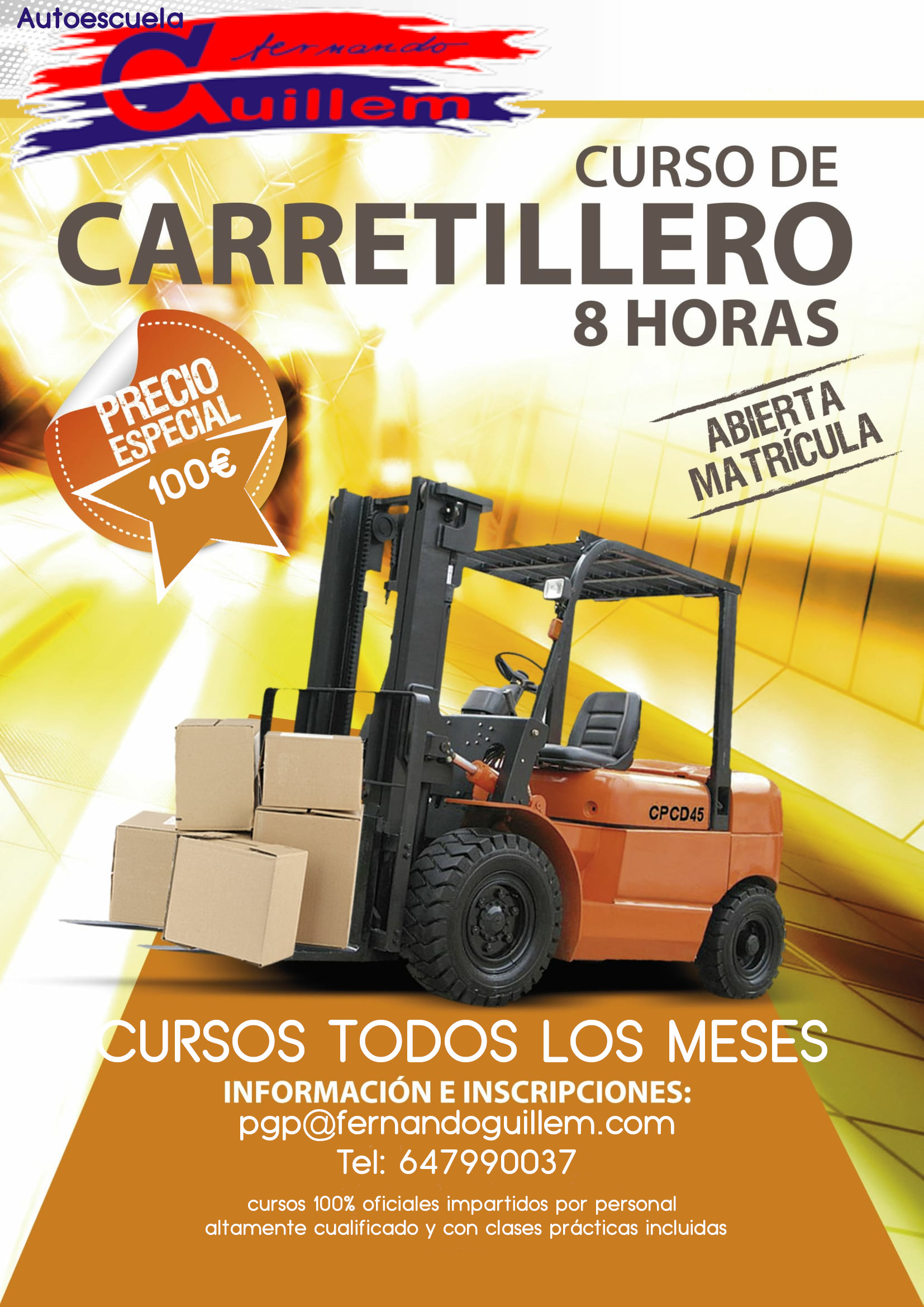 Curso especial carretilleros